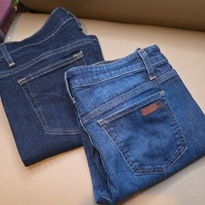 Joe's Jeans Women's Skinny Jeans - Dark Blue and Medium Blue